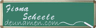 Fiona Scheele Visitenkarte